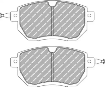 Комплект тормозных колодок, дисковый тормоз FERODO RACING FCP1786H