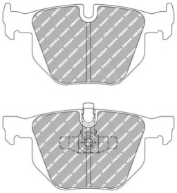 Комплект тормозных колодок, дисковый тормоз FERODO RACING FCP1808H