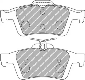 Комплект тормозных колодок, дисковый тормоз FERODO RACING FCP1931H