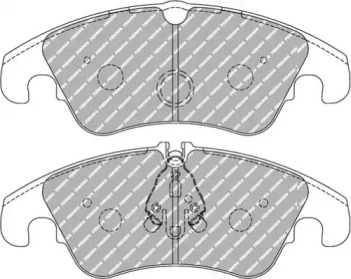 Комплект тормозных колодок, дисковый тормоз FERODO RACING FCP4044H