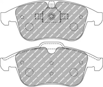 Комплект тормозных колодок, дисковый тормоз FERODO RACING FCP4249H