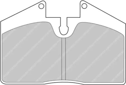 Комплект тормозных колодок, дисковый тормоз FERODO RACING FDS451