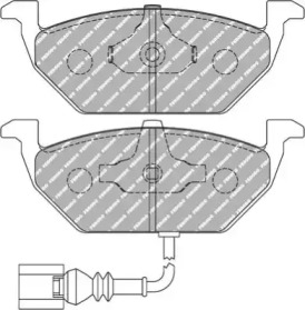 Комплект тормозных колодок, дисковый тормоз FERODO RACING FDS1398