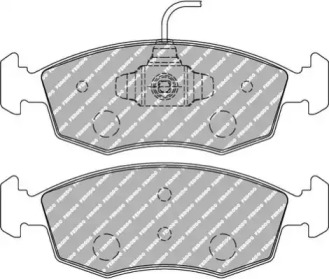 Комплект тормозных колодок, дисковый тормоз FERODO RACING FDS4353