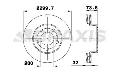 Тормозной диск BRAXIS AD0985