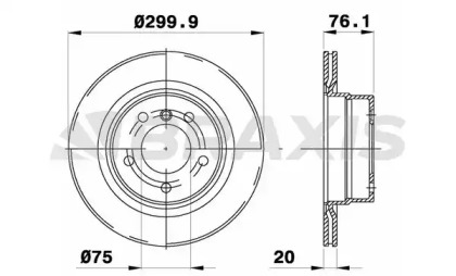 Тормозной диск BRAXIS AD0988