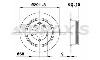 Тормозной диск BRAXIS AE0131