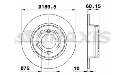 Тормозной диск BRAXIS AE0146