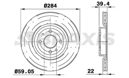 Тормозной диск BRAXIS AE0172