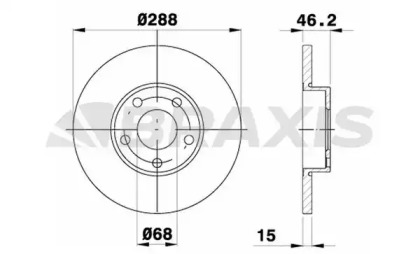 Тормозной диск BRAXIS AE0256