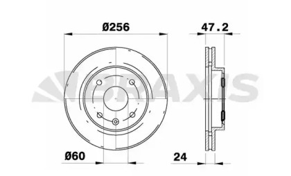 Тормозной диск BRAXIS AE0336