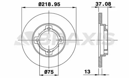 Тормозной диск BRAXIS AE0578