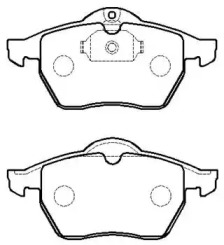 Комплект тормозных колодок HSB GOLD HP5130