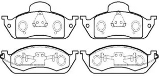 Комплект тормозных колодок HSB GOLD HP5235