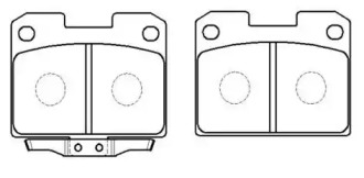 Комплект тормозных колодок HSB GOLD HP8297