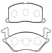 Комплект тормозных колодок HSB GOLD HP9120