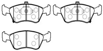 Комплект тормозных колодок HSB GOLD HP9139