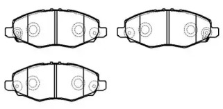 Комплект тормозных колодок HSB GOLD HP9158