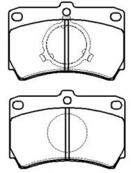 Комплект тормозных колодок HSB GOLD HP9176