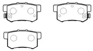 Комплект тормозных колодок HSB GOLD HP9225