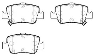 Комплект тормозных колодок HSB GOLD HP9915