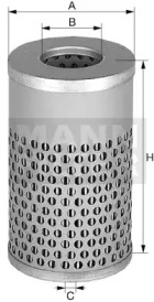 Фильтр MANN-FILTER H 617 n