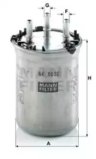 Фильтр MANN-FILTER WK 8032