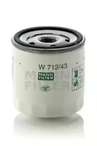 Масляный фильтр MANN-FILTER W 712/43