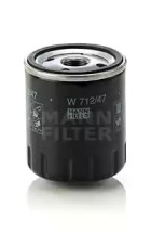 Масляный фильтр MANN-FILTER W 712/47