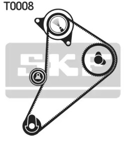 Комплект ремня ГРМ SKF VKMA 04300