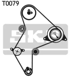 Комплект водяного насоса / зубчатого ремня SKF VKMC 03251