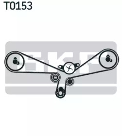 Ременный комплект SKF VKMA 01902