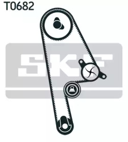 Комплект водяного насоса / зубчатого ремня SKF VKMC 93005-2