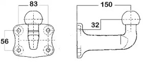 Подвинтимый диск, прицепное оборудование WESTFALIA 329089600001