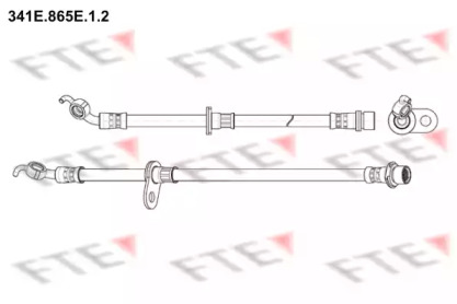 Тормозной шланг FTE 341E.865E.1.2