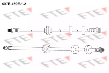 Тормозной шланг FTE 497E.469E.1.2