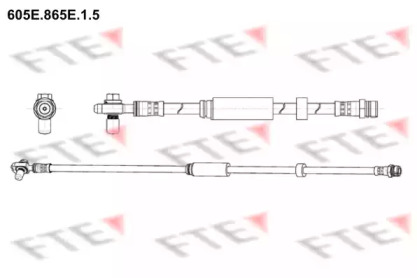 Шлангопровод FTE 605E.865E.1.5