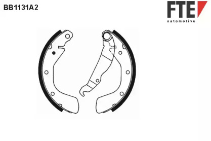 Комлект тормозных накладок FTE BB1131A2
