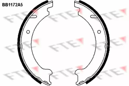 Комлект тормозных накладок FTE BB1172A5