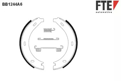 Комлект тормозных накладок FTE BB1244A6