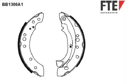 Комлект тормозных накладок FTE BB1306A1