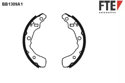 Комлект тормозных накладок FTE BB1309A1