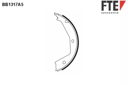 Комлект тормозных накладок FTE BB1317A5