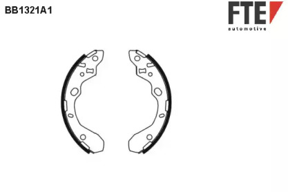 Комлект тормозных накладок FTE BB1321A1