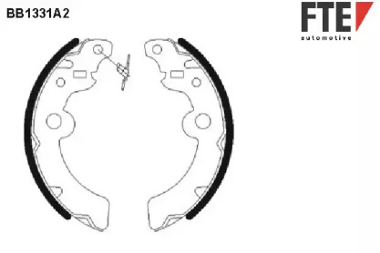 Комлект тормозных накладок FTE BB1331A2