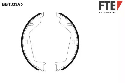 Комлект тормозных накладок FTE BB1333A5