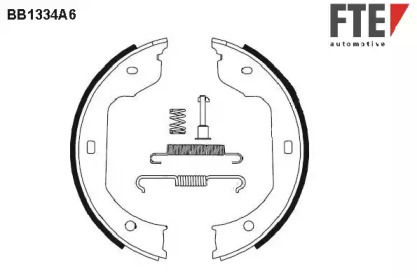 Комлект тормозных накладок FTE BB1334A6