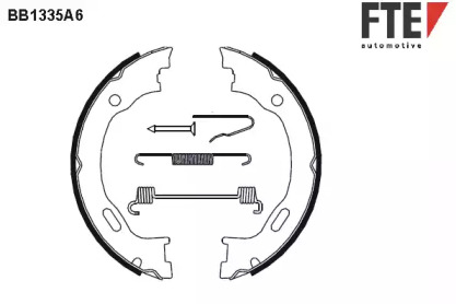 Комлект тормозных накладок FTE BB1335A6