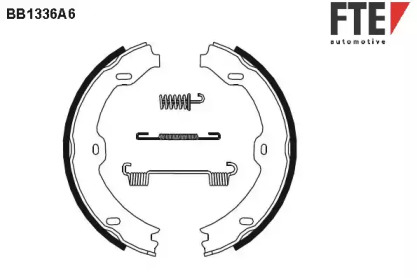 Комлект тормозных накладок FTE BB1336A6