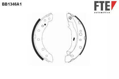 Комлект тормозных накладок FTE BB1346A1